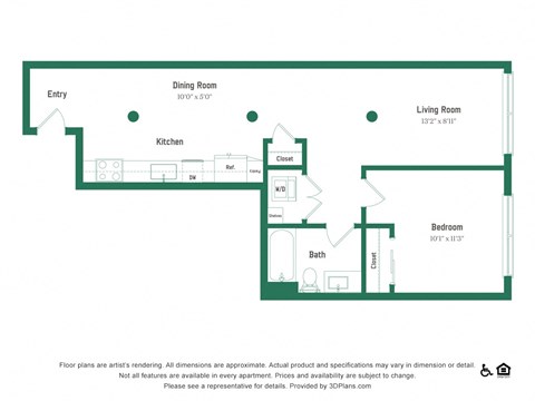 A11 One Bedroom One Bathroom